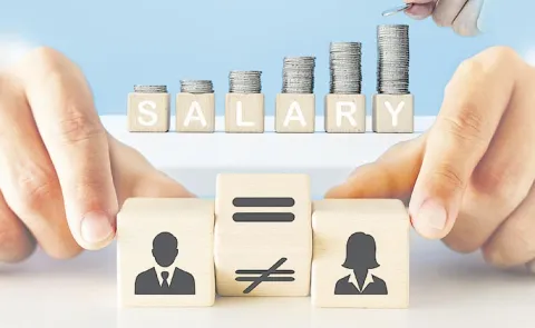 men and women earn almost same wages in some sectors