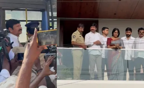 AP Police Came To YSRCP Jogi Ramesh House At Vijayawada Updates