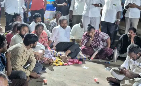 Kodada Rajesh Case Dalit Unions Protest Updates News