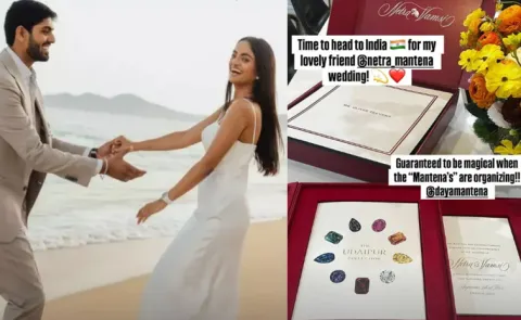 Netra Mantena And Vamsi Gadiraju Billionaire Wedding, Graced By Donald Trump Jr And J.LO