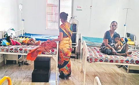Anganwadi children are unwell