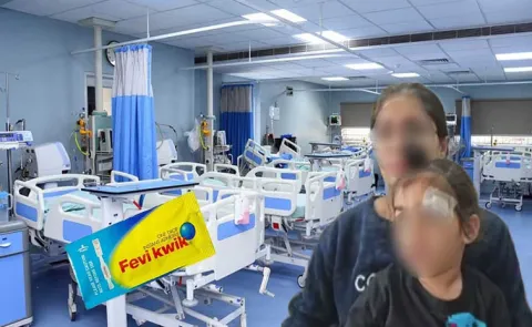  Fevi Kwik instead of stitches to treat a child at Meerut