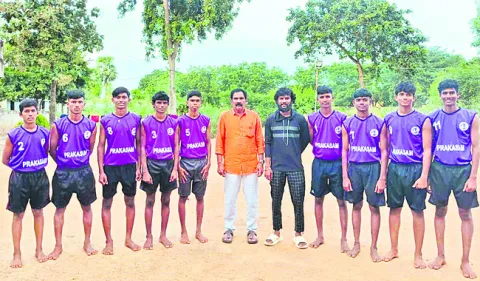 ఖోఖో పోటీలకు  తొమ్మిది మంది ఎంపిక 
