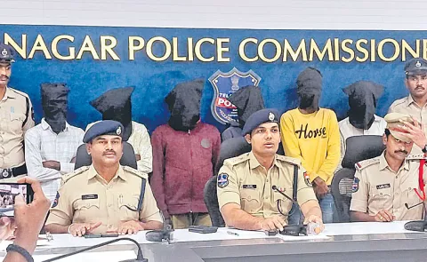 Police arrested six accused in an assassination case