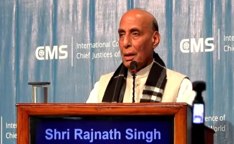 Rajnath Singh calls for new United Nations at International Chief Justices Conference