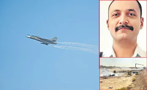 IAF Tejas fighter jet crash during Dubai air show15