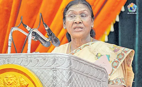 President Draupadi Murmu at Sathya Sai Centenary Celebrations