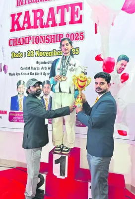 అంతర్జాతీయ కరాటేలో చాంపియన్‌షిప్‌ 