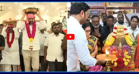 YS Avinash Reddy Performs Special Pooja To Ayyappa Swamy 1
