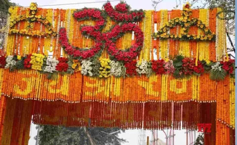 Ayodhya all decked up for historic flag hoisting13