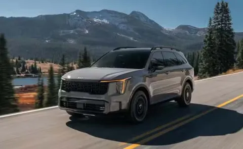 Kia Sorento 7 Seater SUV Snapped Testing In India Automobile4