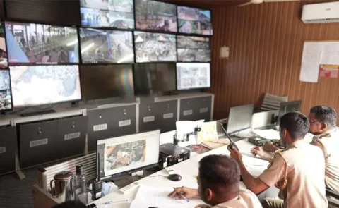 Sabarimala under a strict surveillance