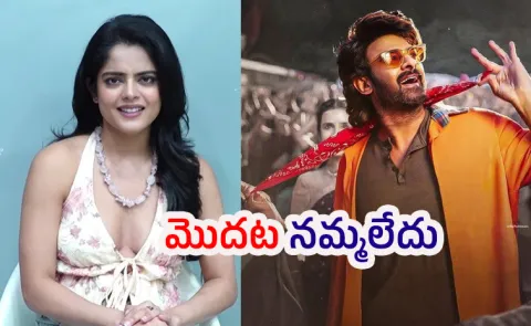 Riddhi Kumar Reacts Prabhas Rajasaab Movie Chance6