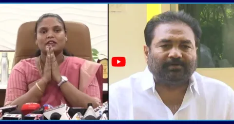 Nellore Mayor Sravanthi Comments On MLA Kotamreddy Sridhar Reddy 1