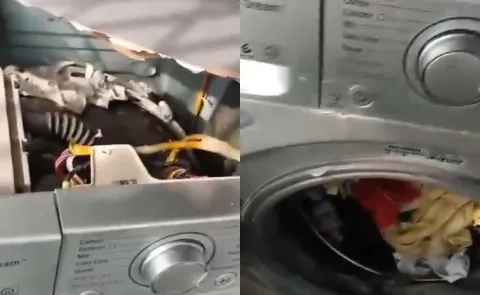 Hyderabad Ameerpet House Washing Machine Incident 