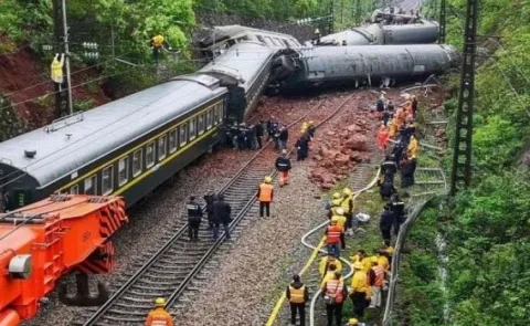 Major train accident in China