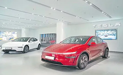 Tesla Opens Its First All in one Tesla Centre in Gurugram