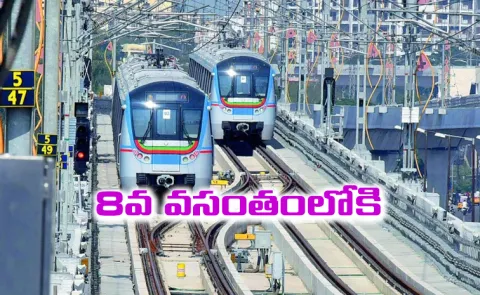  Hyderabad Metro Completed 8 Years 