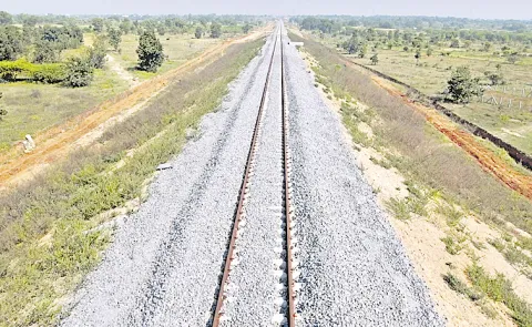 Manoharabad-Kothapalli railway project construction Slowly underway