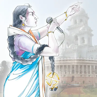 ‘ఆమె’ చుట్టే రాజకీయం