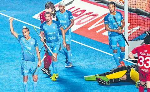 Indian team off to a good start in the Mens Junior World Cup Hockey tournament