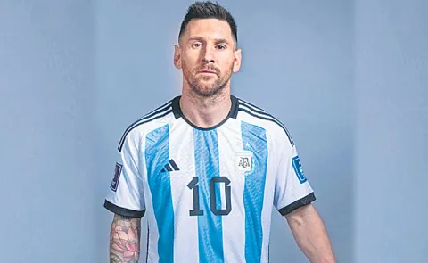 Football legend and Argentine superstar Lionel Messi visits Hyderabad