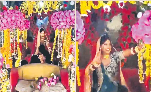 Prayagraj bride leads her own ladki ki baraat ayt Uttar Pradesh