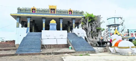 ప్రారంభోత్సవానికి సిద్ధమైన శ్రీవారి ఆలయం 
