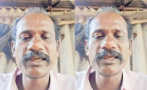 Man Expressing his feelings in a selfie video 