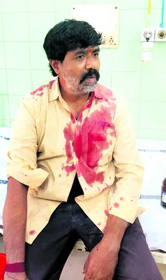 భూ వివాదంలో వ్యక్తిపై దాడి 
