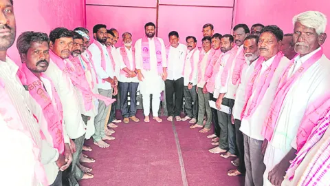 పెద్దేముల్‌లో కాంగ్రెస్‌కు షాక్‌ 