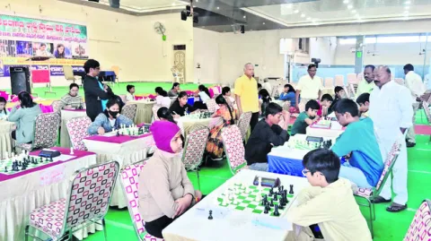 ప్రారంభమైన రాష్ట్రస్థాయి చెస్‌ పోటీలు 