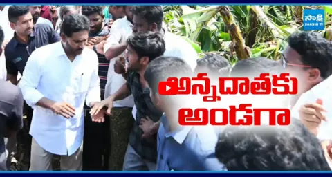 YS Jagan Visits Cyclone Montha Affected Areas 