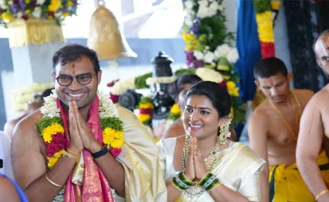 Consecration of Venugopala Swamy Temple  ASBL Spire in Kokapet. 