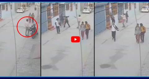 Man Firing On Girl In Faridabad Haryana 2
