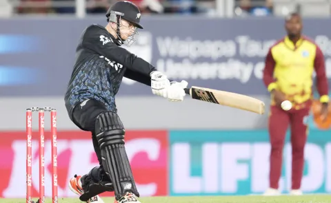 NZ Vs WI 1st T20: West Indies Beat New Zealand By 7 Runs Lead Series1