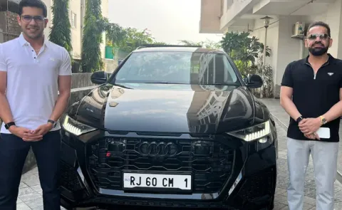 Once Auto Driver Man Spends Rs 31 Lakh On VIP Number Plate For Sons Audi