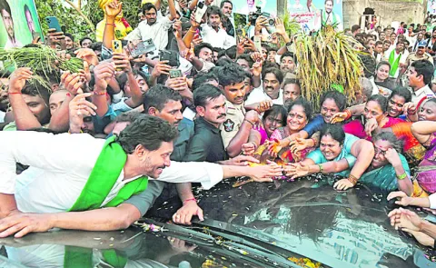 YSRCP President YS Jaganmohan Reddy visit to Krishna district a huge success