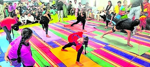 జిల్లా స్థాయి యోగాసన ఎంపికలు 