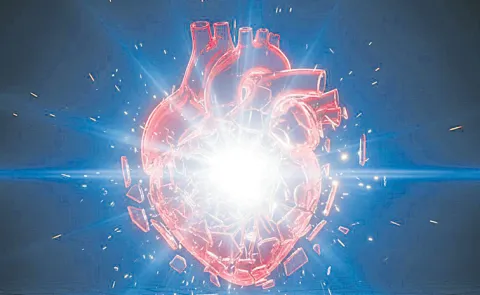 Heart disease caused by artificial light