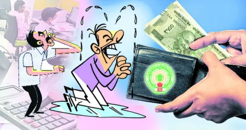 ఉద్యోగులకు జీతాల్లేవ్‌! 
