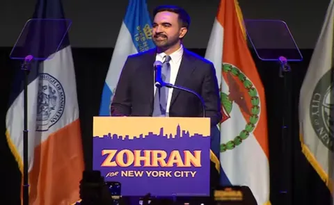 New York Mayor Zohran Mamdani fires on US President Trump policies