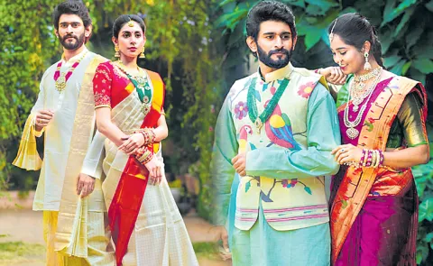 Chandrika Kancherla fashions Fusion Wedding Outfit Ideas