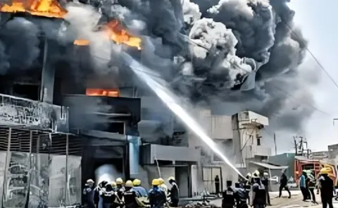 Explosion In Steel Factory In Vikarabad District