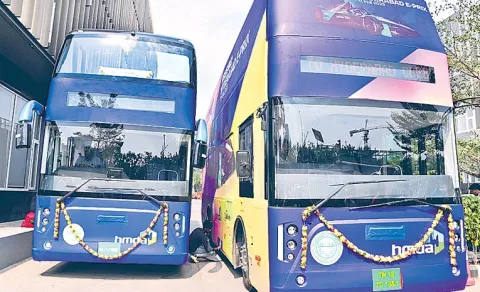 Not Generated Income Double-Decker Bus In Hyderabad