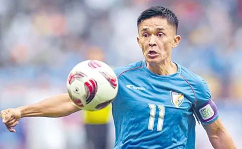 Sunil Chhetri bids farewell to international football