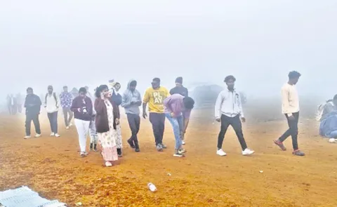 Temperatures dropping in Araku and surrounding areas: Andhra Pradesh
