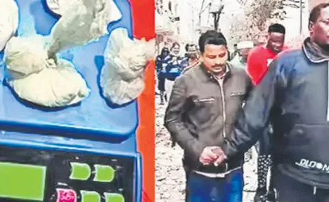 Telangana Police Eagle team success credit drag by Delhi crime Police