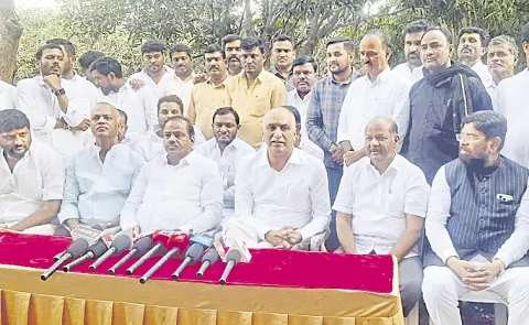 Harish Rao comments on Congress govt over Rythu Bharosa