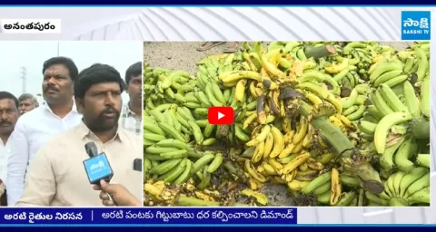 Banana Farmers Fires on Chandrababu Govt Demands MSP To Banana 1